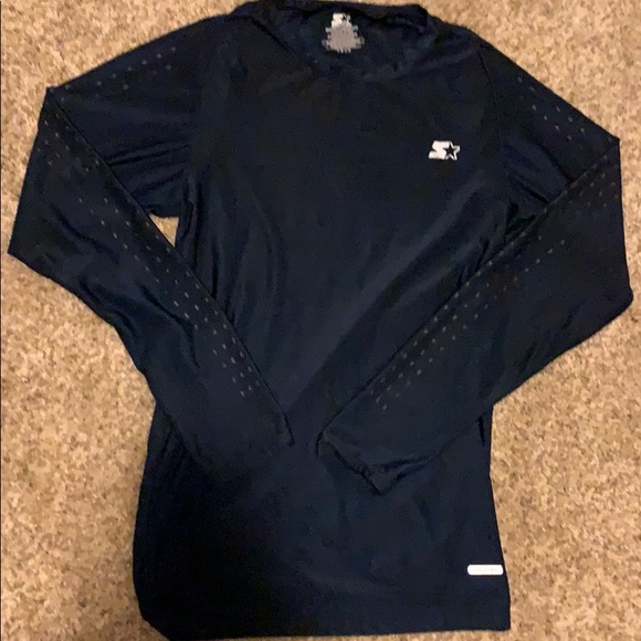 Navy Dri-fit starter workout shirt - Picture 1 of 5